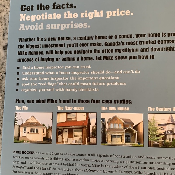 Two Mike Holmes books.    B7 - Picture 3 of 10